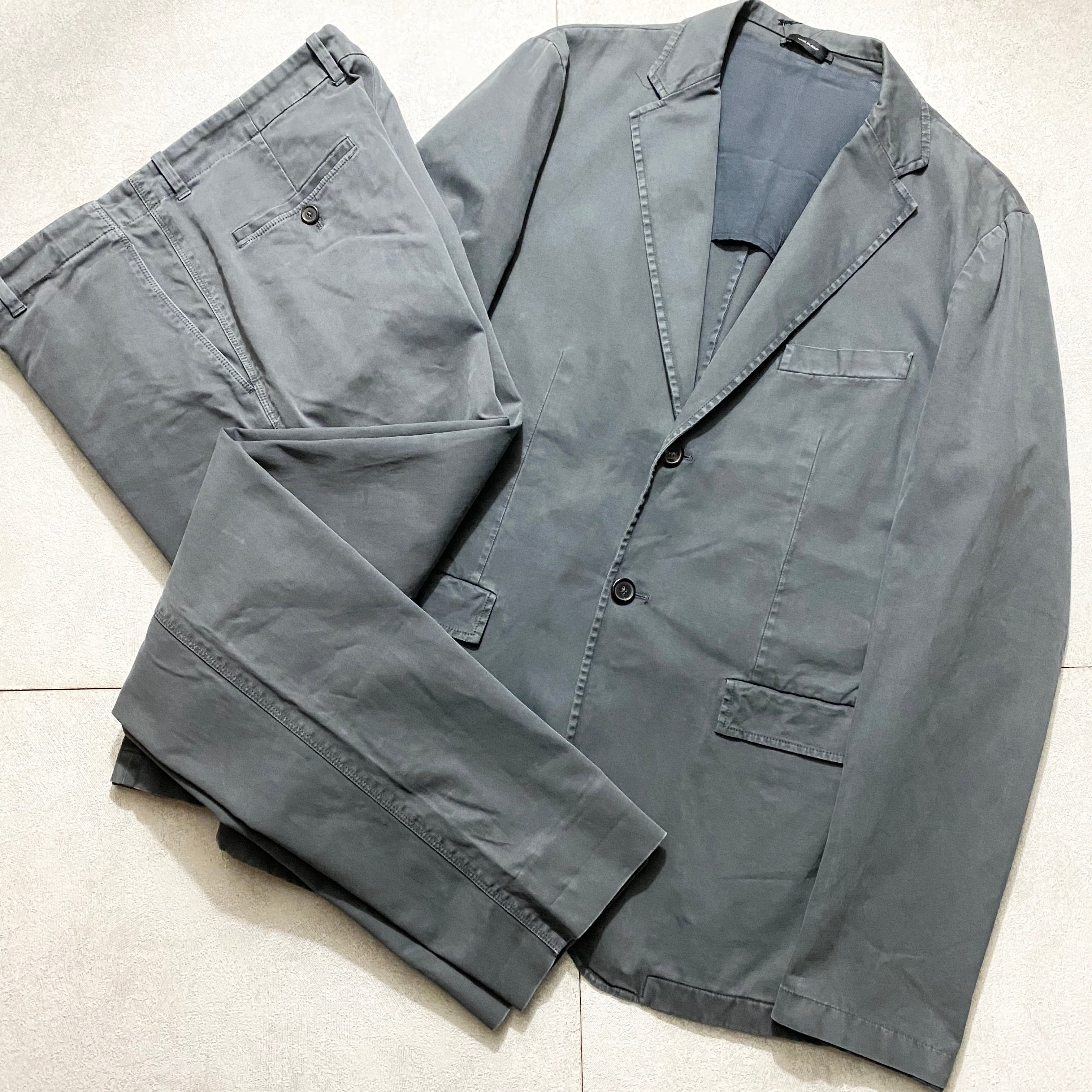JIL SANDER fade color cotton set-up suits | NOIR ONLINE
