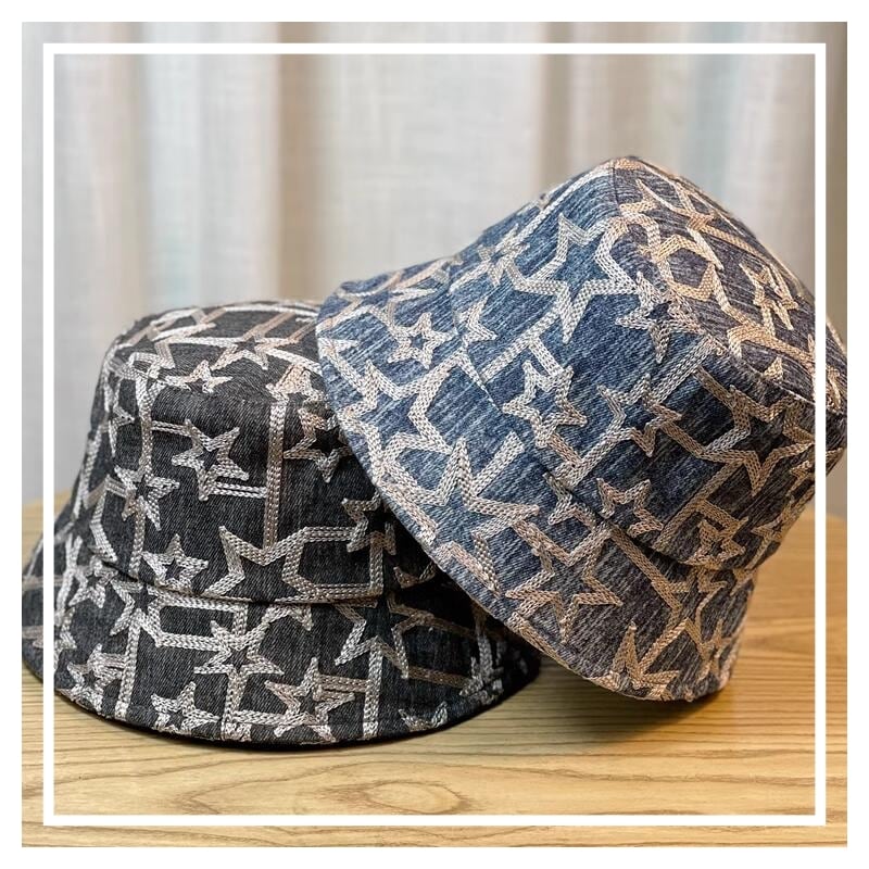 星総柄バケットハット(3色)10698