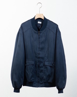 smooth zip up blouson / Made In USA