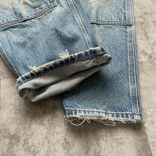 推定00s デニム ダブルニー Carhartt W 31 L 30 詳細写真6