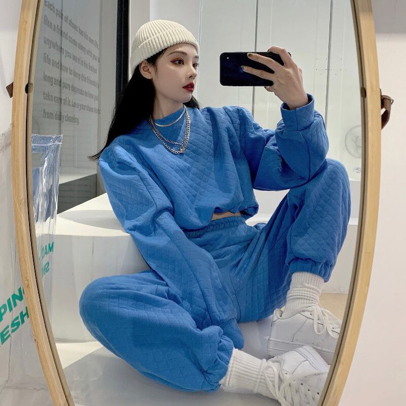 セーター レディースショートルーズラウンドネックプルオーバー ブラウス スプリング 春物 Oネック ブラックストロベリース75515991415