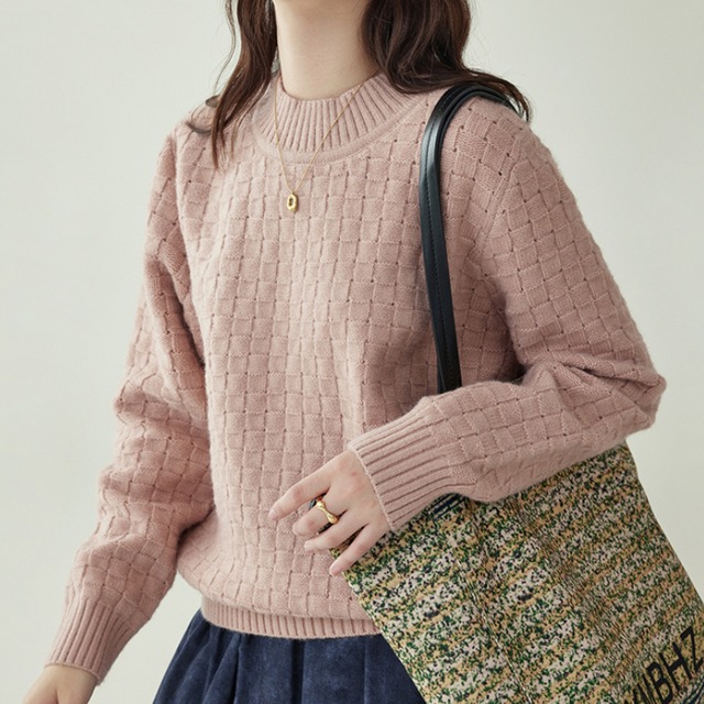 ジャカードデザインニット M1911