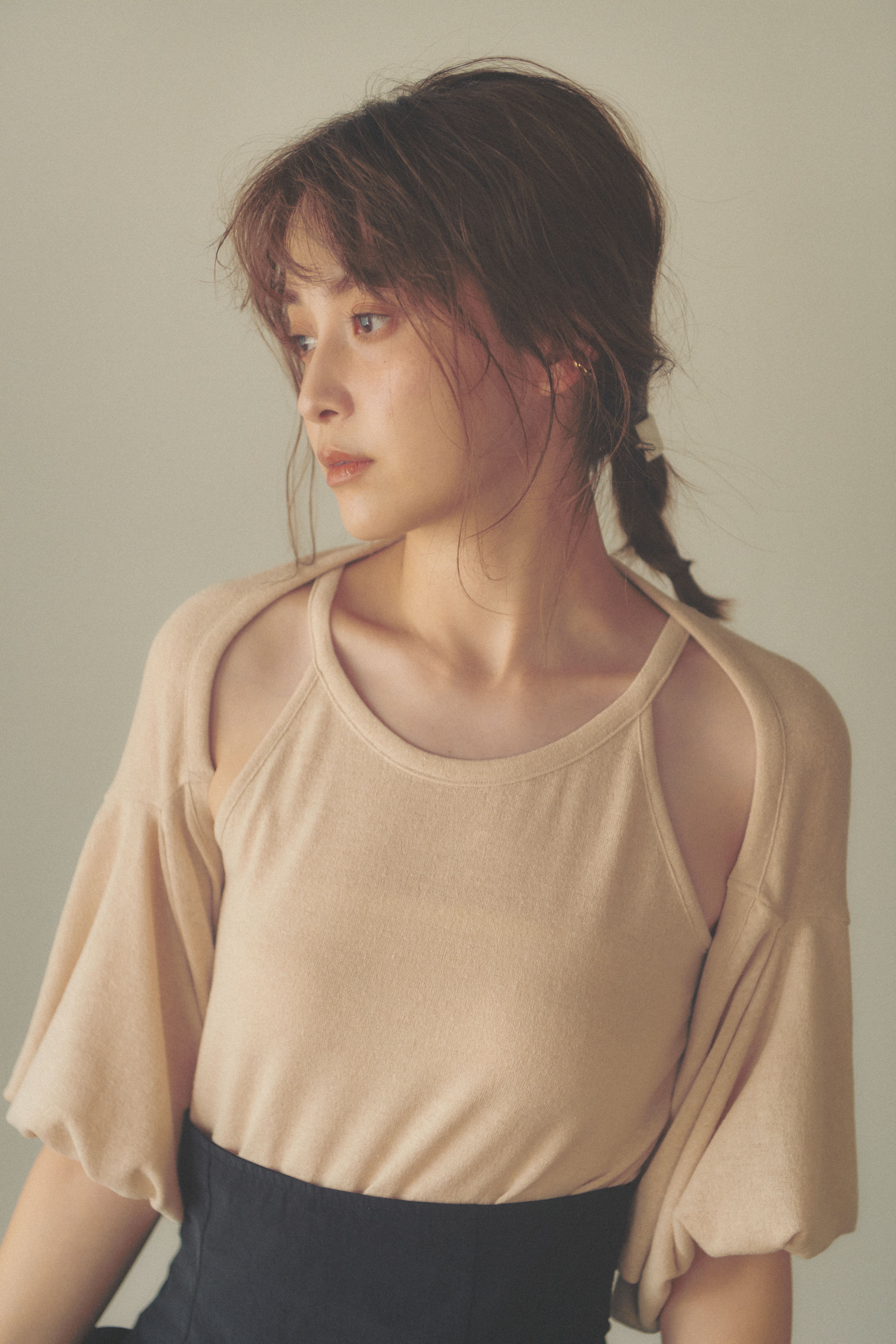 アンサンブル ボレロ｜ベージュ | tof`em online store