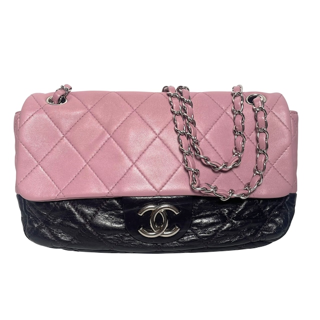 【最終処分SALE】CHANEL シャネル ココマーク ラムスキン ショルダーバッグ ピンク A-7687