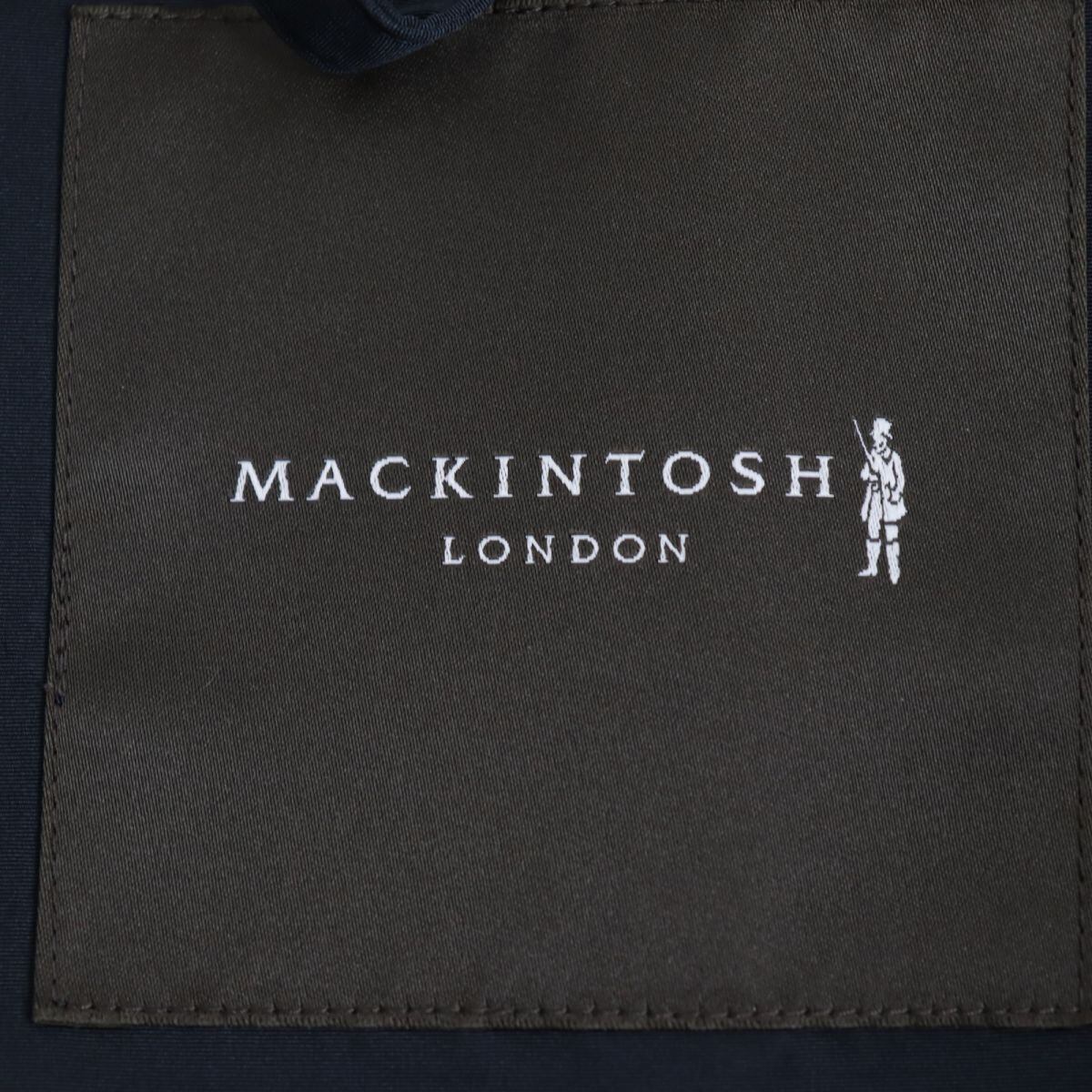 美品◇マッキントッシュロンドン ロゴ入りボタン ダウンベストライナー