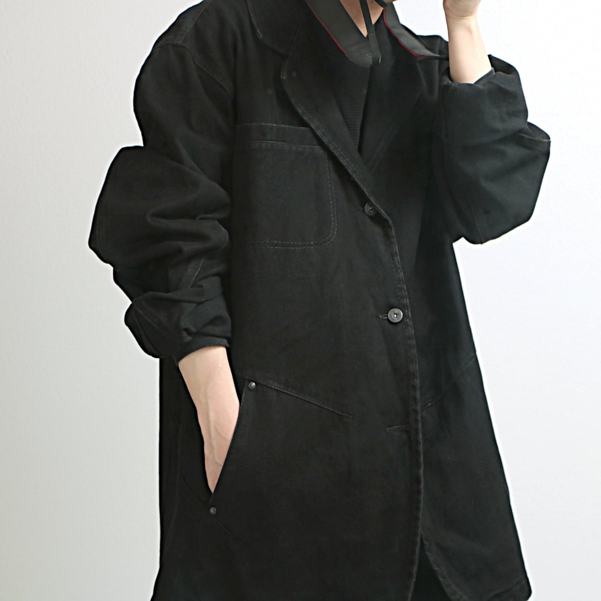 MARITHE FRANCOIS GIRBAUD マリテ フランソワ ジルボー デニム テーラードジャケット XXXXL 古着 used