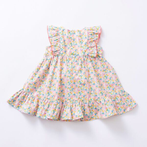 サマーフリルティアードワンピース     FLEUR      90cm   ギフトBOX入り