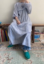 Cotton Stripe Maxi Dress