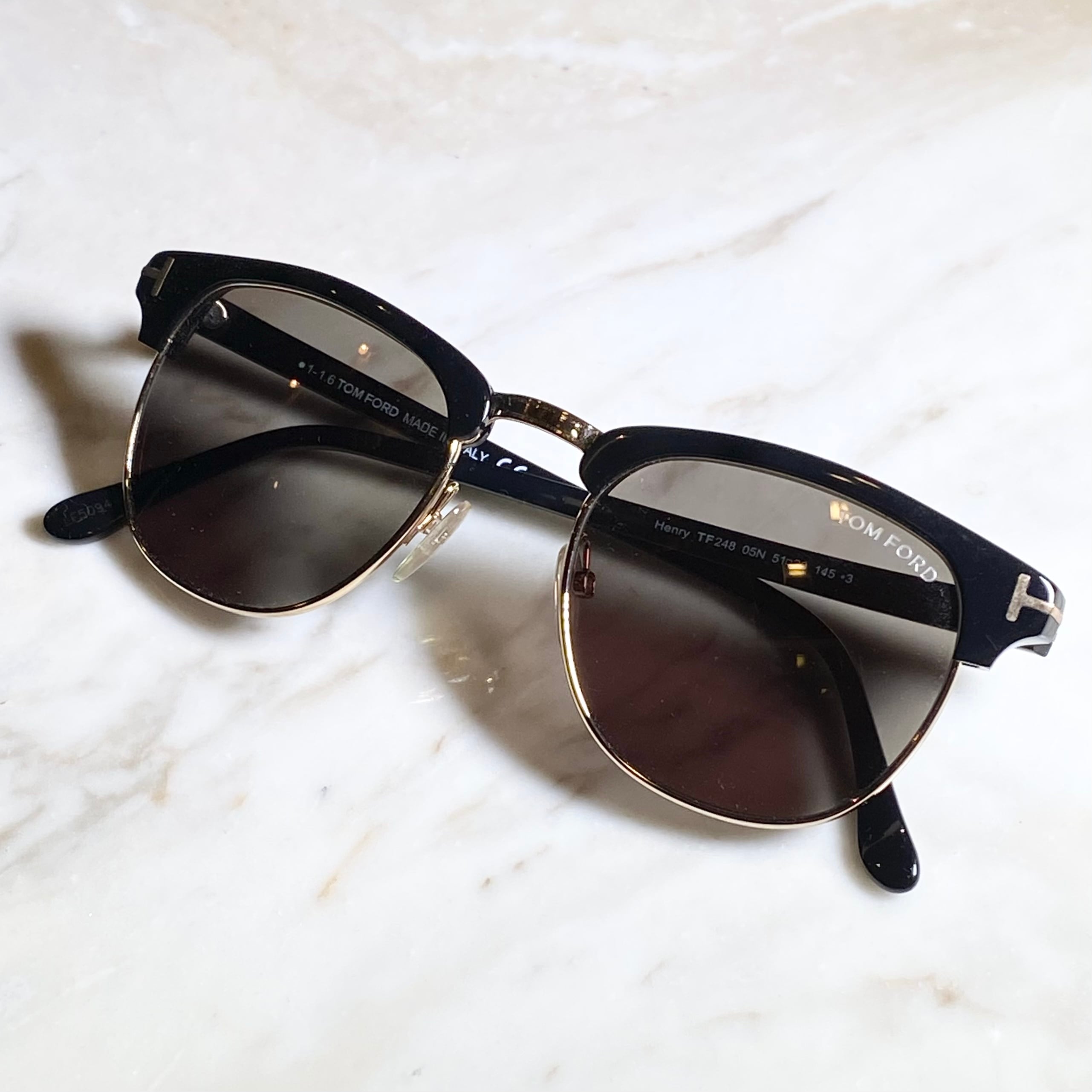 TOM FORD sirmont type sunglasses “Henry TF248” | NOIR ONLINE