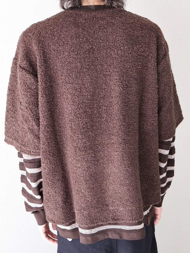 【ISA BOULDER】REPEAT STRIPE TOP/soil