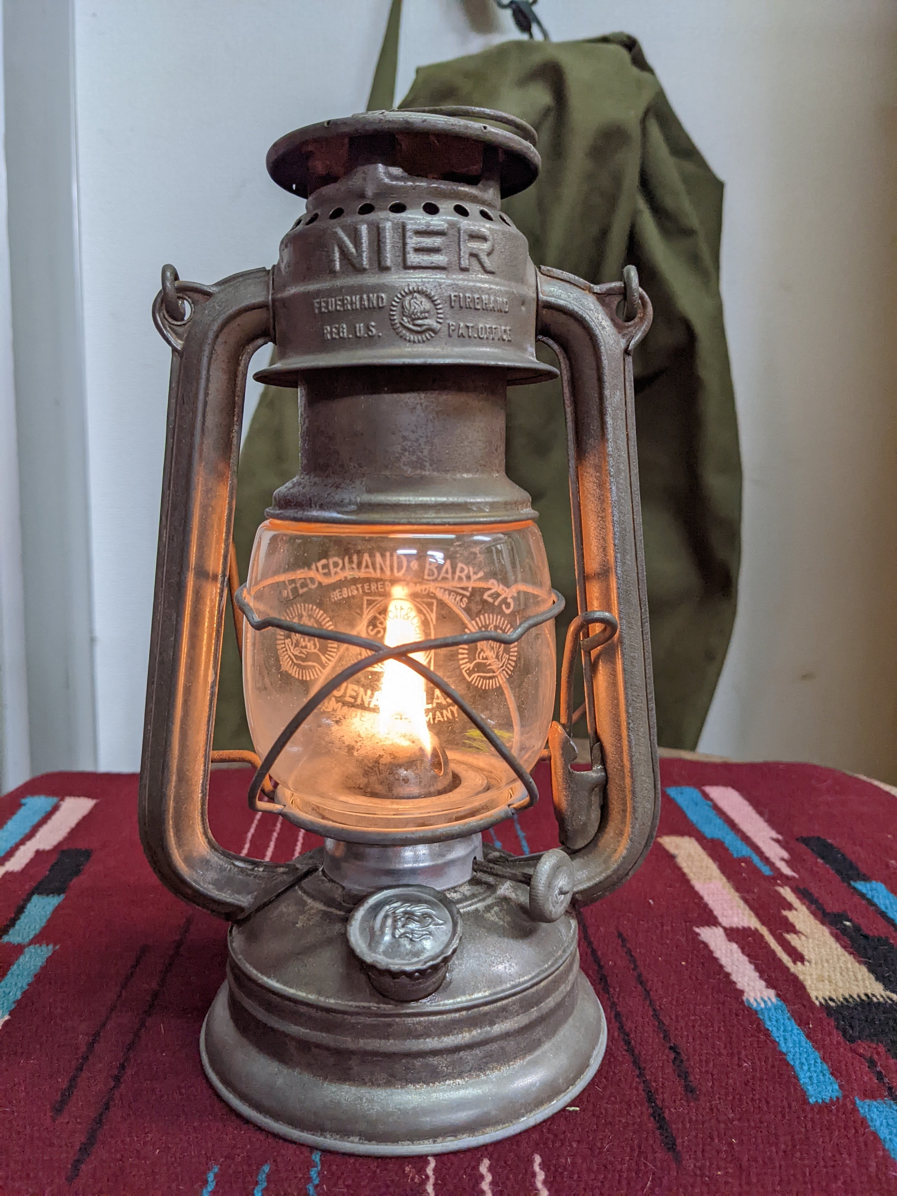 <希少な戦前モデル> Vintage Nier Feuerhand 275 Lantern Lamp