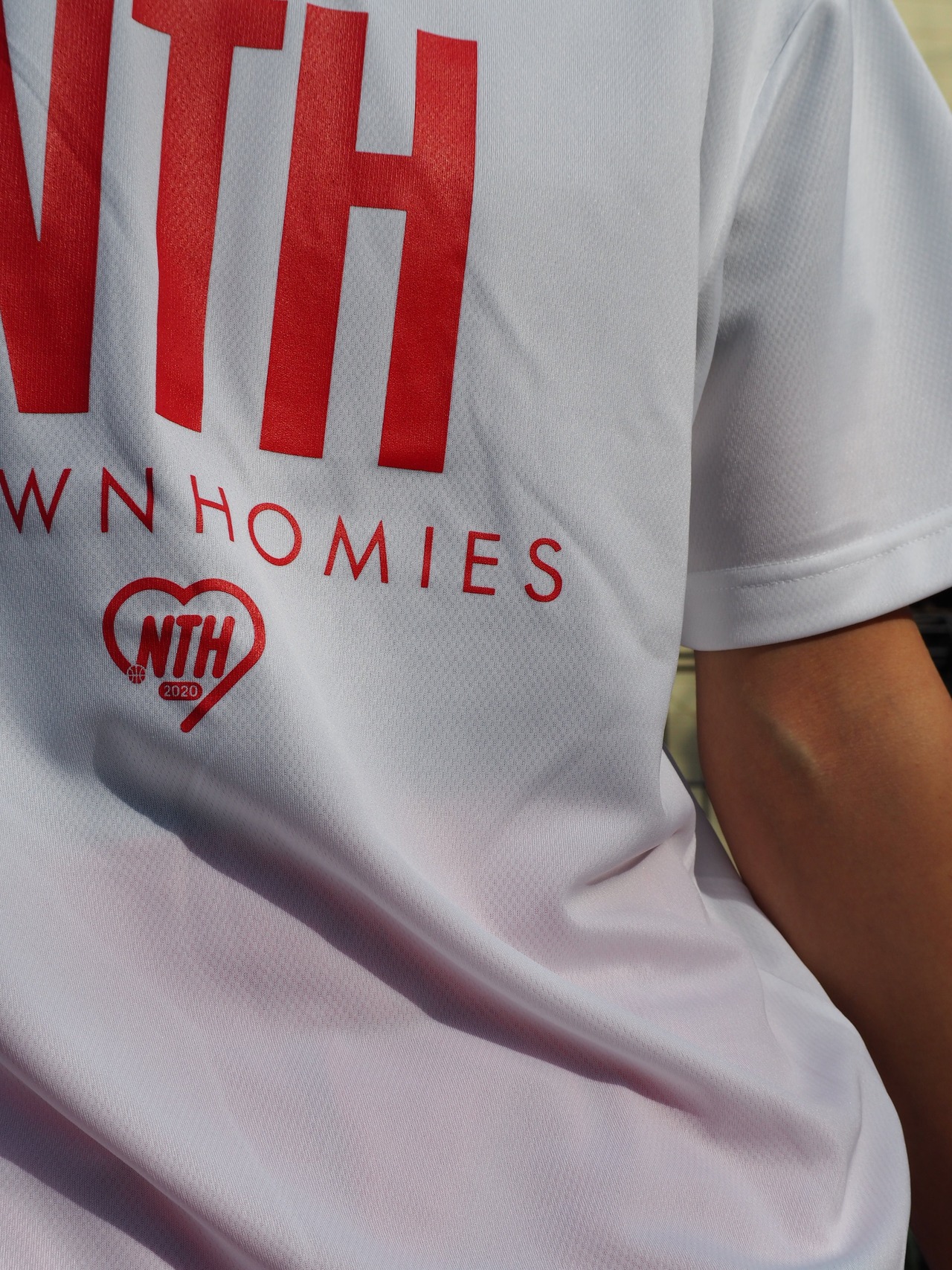 2023 HEART BASIC NTH-TEE(DRY) color White - 4