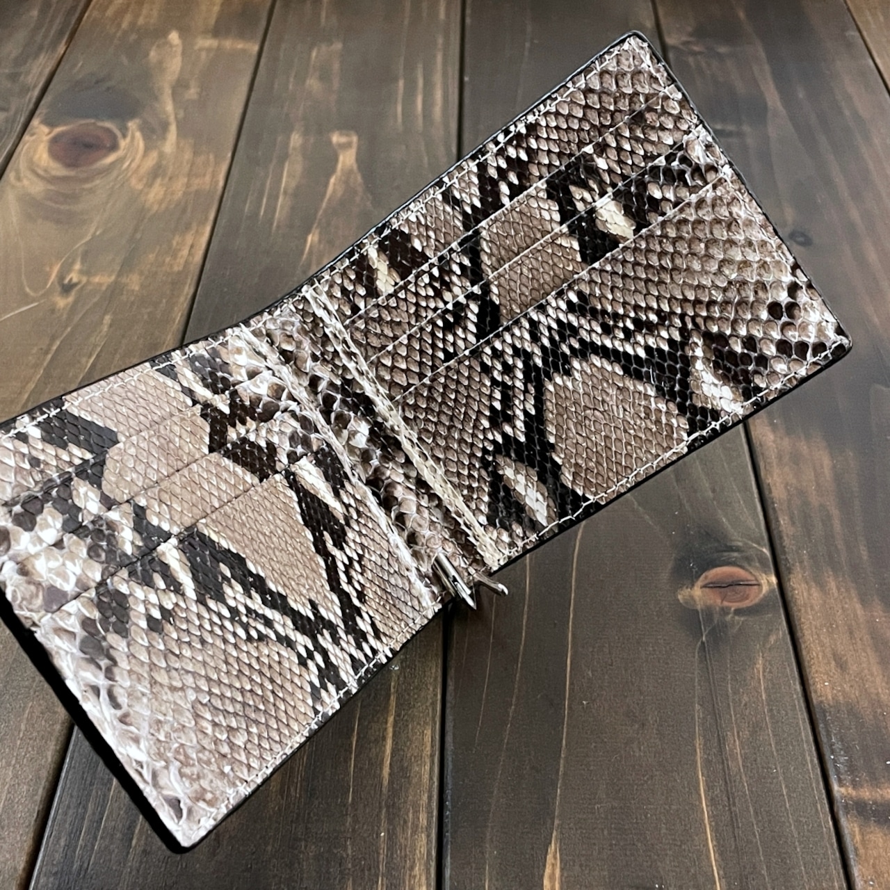 スタースティングレイ × パイソン マネークリップ ブラック