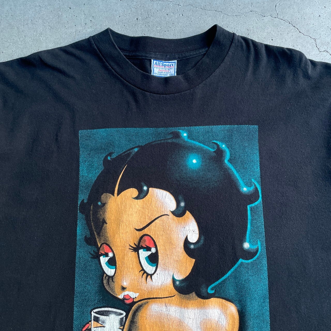 BETTY BOOP(USA)ビンテージグラフィックスウェットシャツ