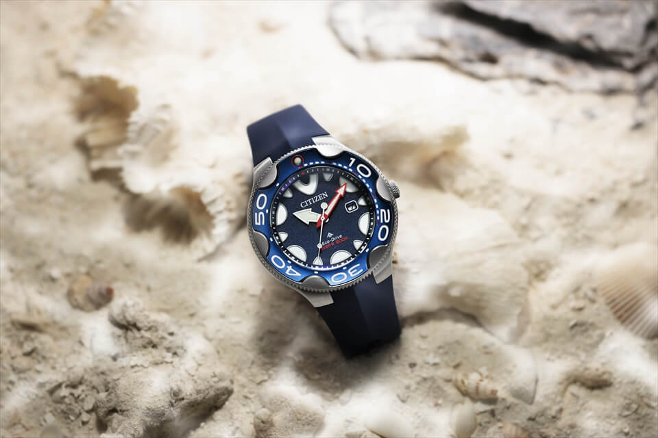 美品 シチズン CITIZEN 腕時計 プロマスター PROMASTER マリンシリーズ BN0231-01L オルカ エコドライブ ダイバー200m ダイバーズ ブルー ネイビー シャチ 中古 シチズン プロマスター マリンシリーズ エコ・ドライブ ダイバー 200m