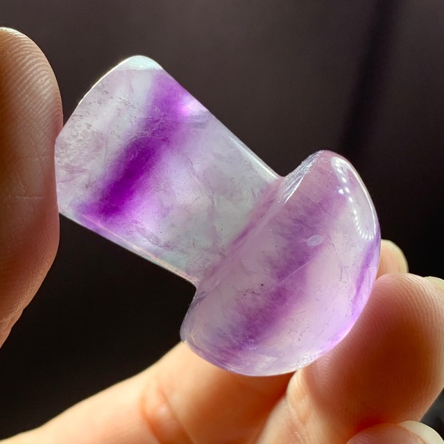 20.透明度有り✩キノコフローライト置物