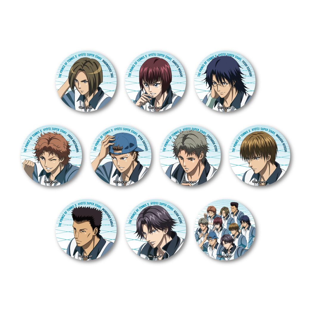 THE PRINCE OF TENNIS Ⅱ HYOTEI SUPER STARS』 シャイニー缶バッジ