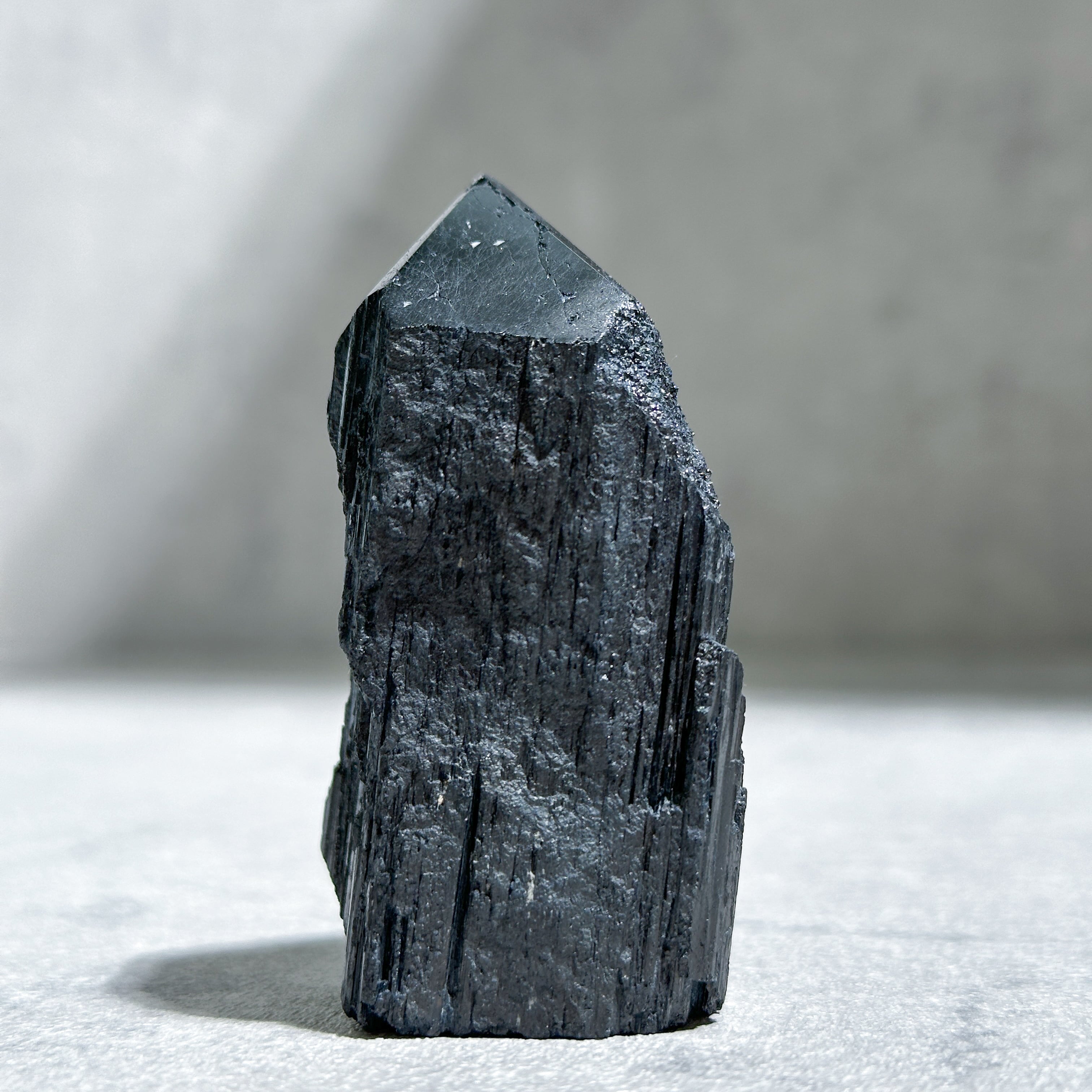天然石　ブラックトルマリン　タワー　置物 ブラックトルマリン タワー22◇ Black Tourmaline ◇天然石・鉱物