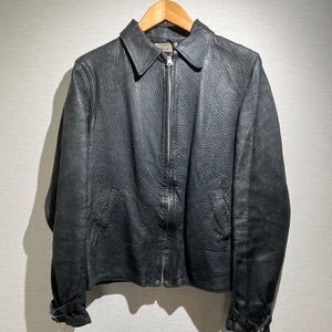 1930's PRITZKER CO ブラック ピッグスキン レザー ジャケット （ハトメ）