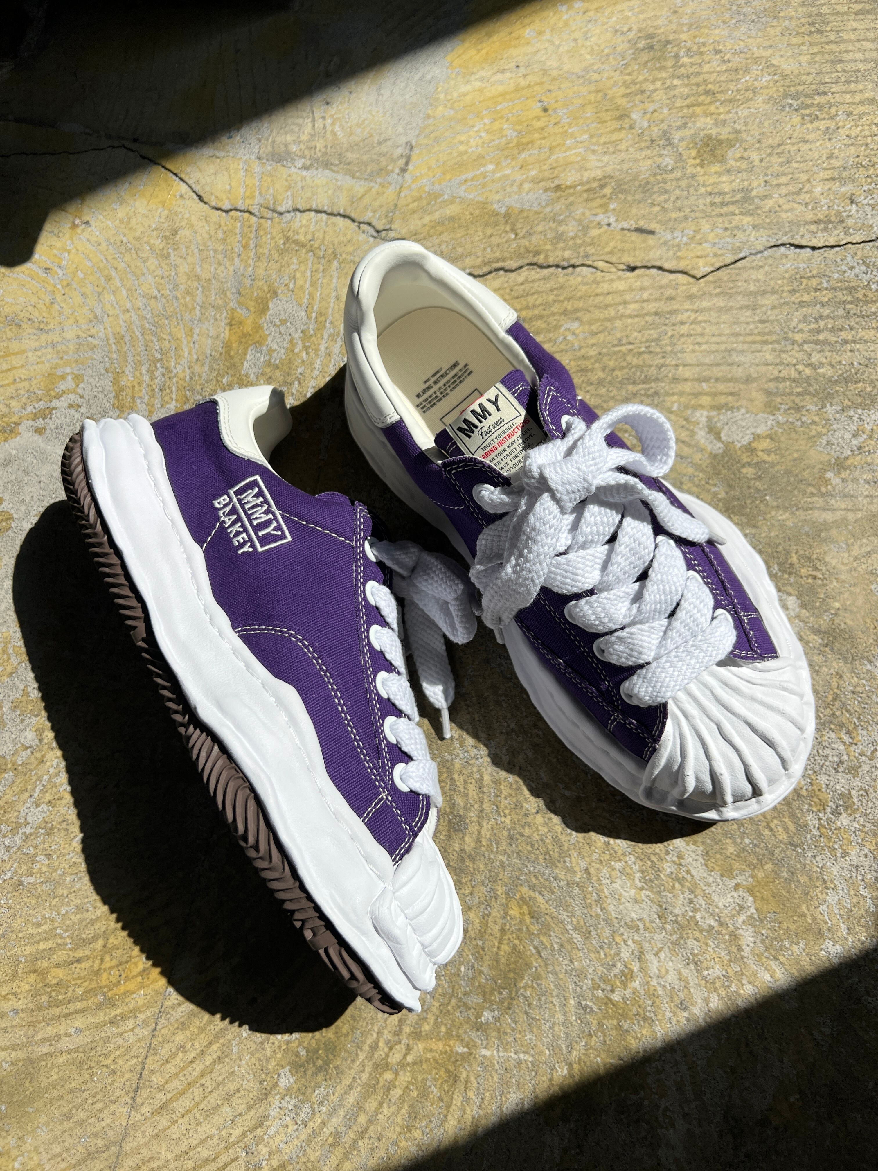 Maison MIHARA YASUHIRO | BLAKEY LOW CANVAS (A08FW735) | PURPLE ...