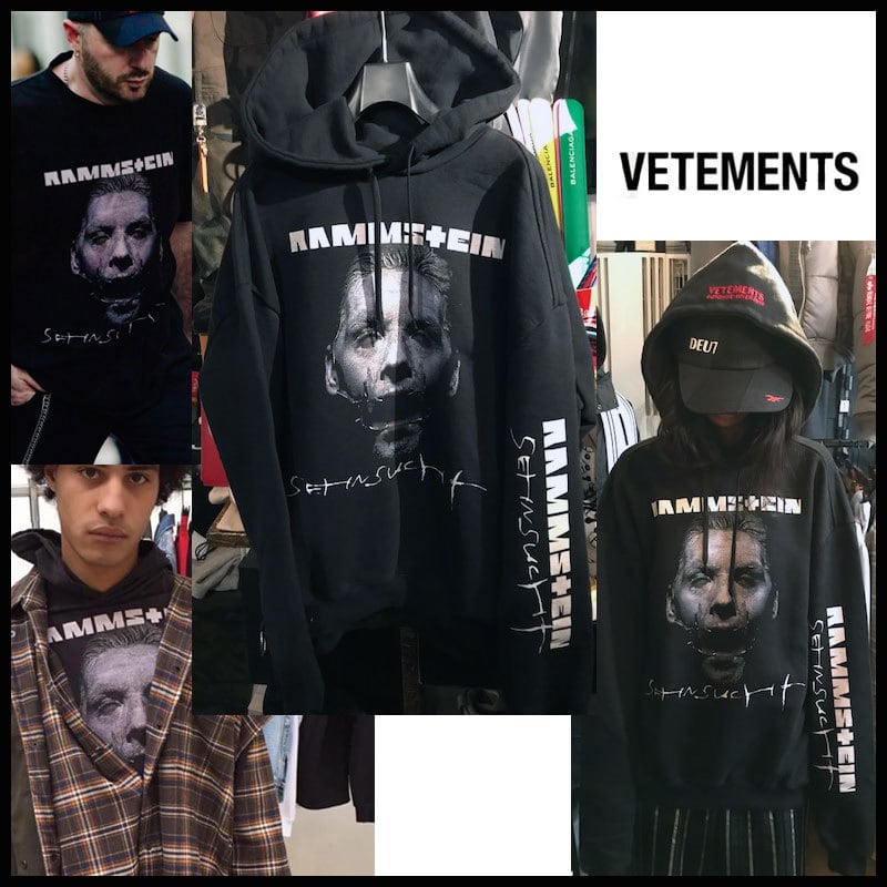 VETEMENTS 18AW ラムシュタイン パーカー