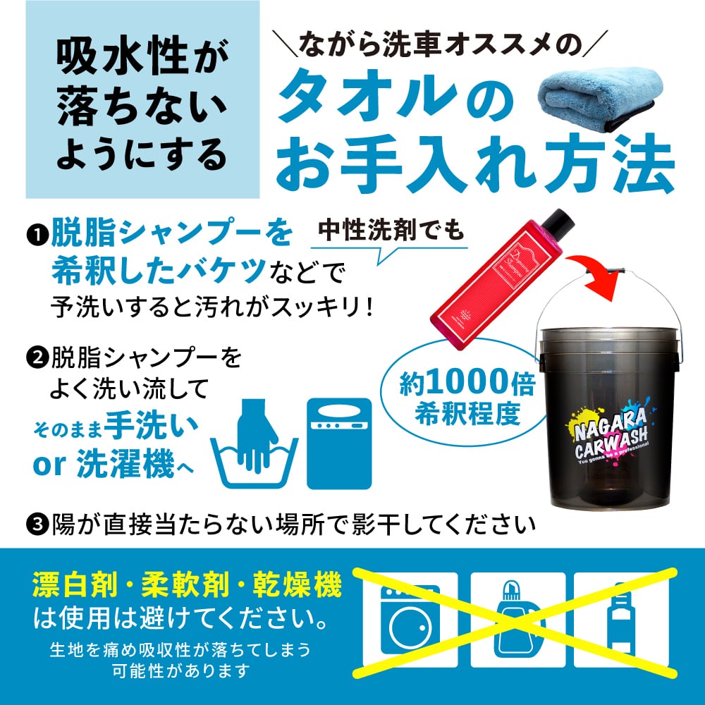 アジオ　ながら洗車　中谷タオルセット アジオ ながら洗車 中谷タオルセット スポンジ&タオル – ながら洗車