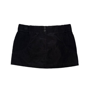 【bonnae】Low waist mini skirt Black