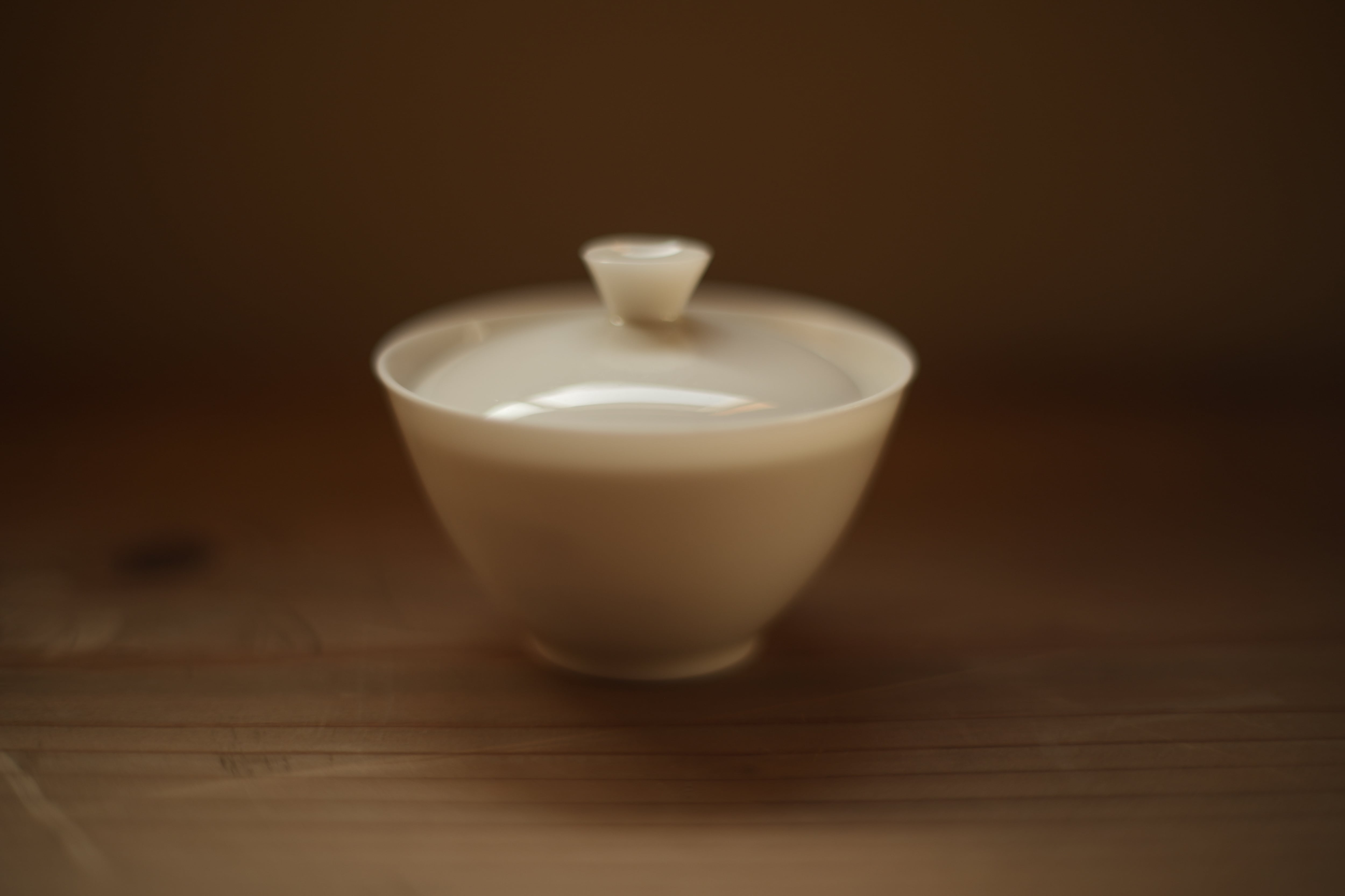 羊脂白磁蓋碗＜徳化産＞（約100cc） | 北白川糕糰店