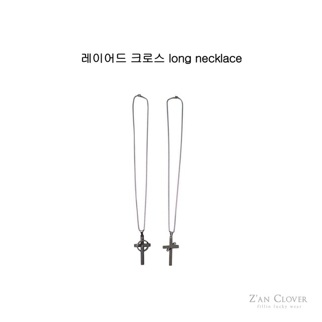 zan clover［取寄］layered cross long neck lace 26autumn