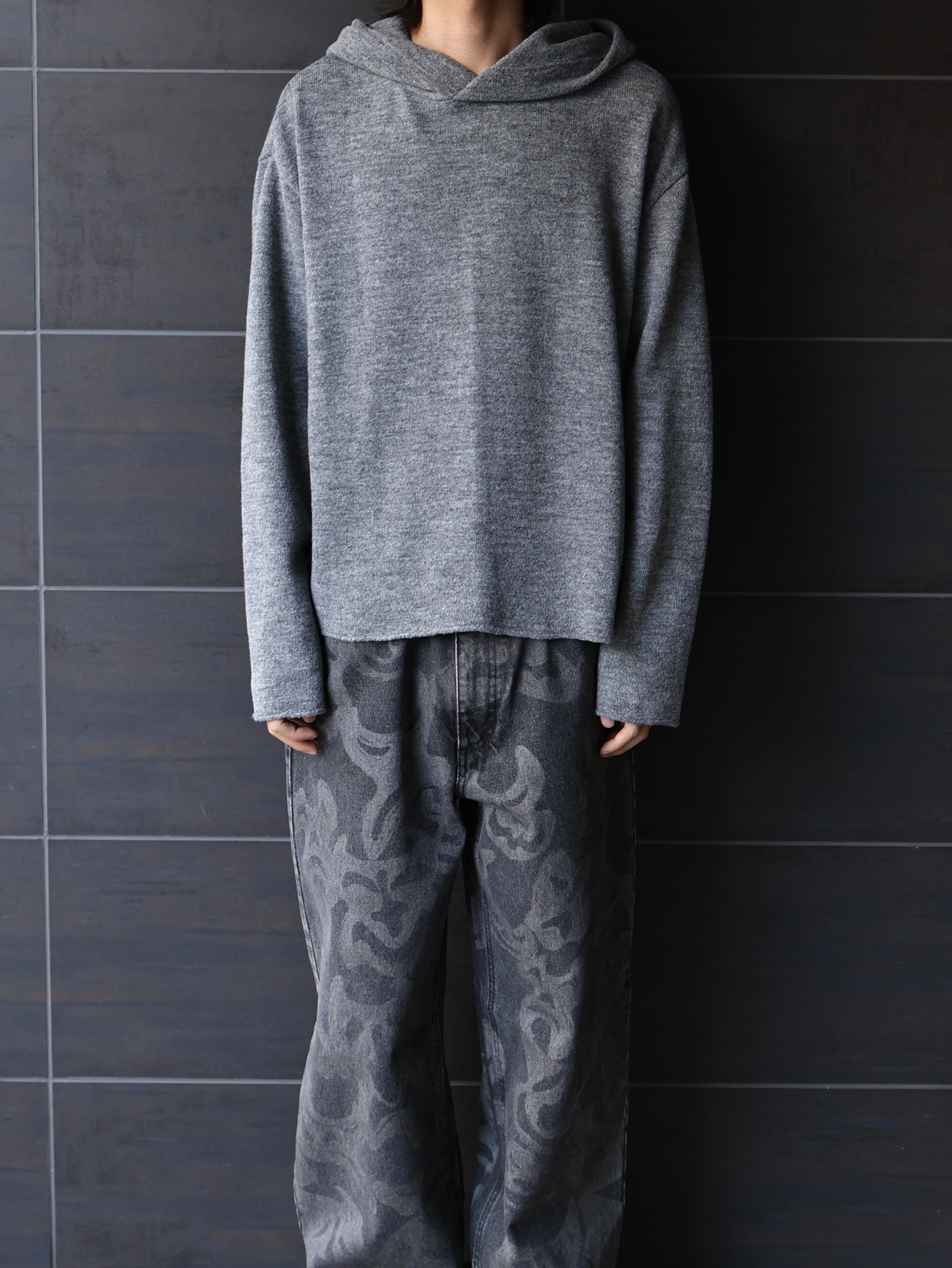 【26aw/ROLDSKOV】rambo hoodie light grey
