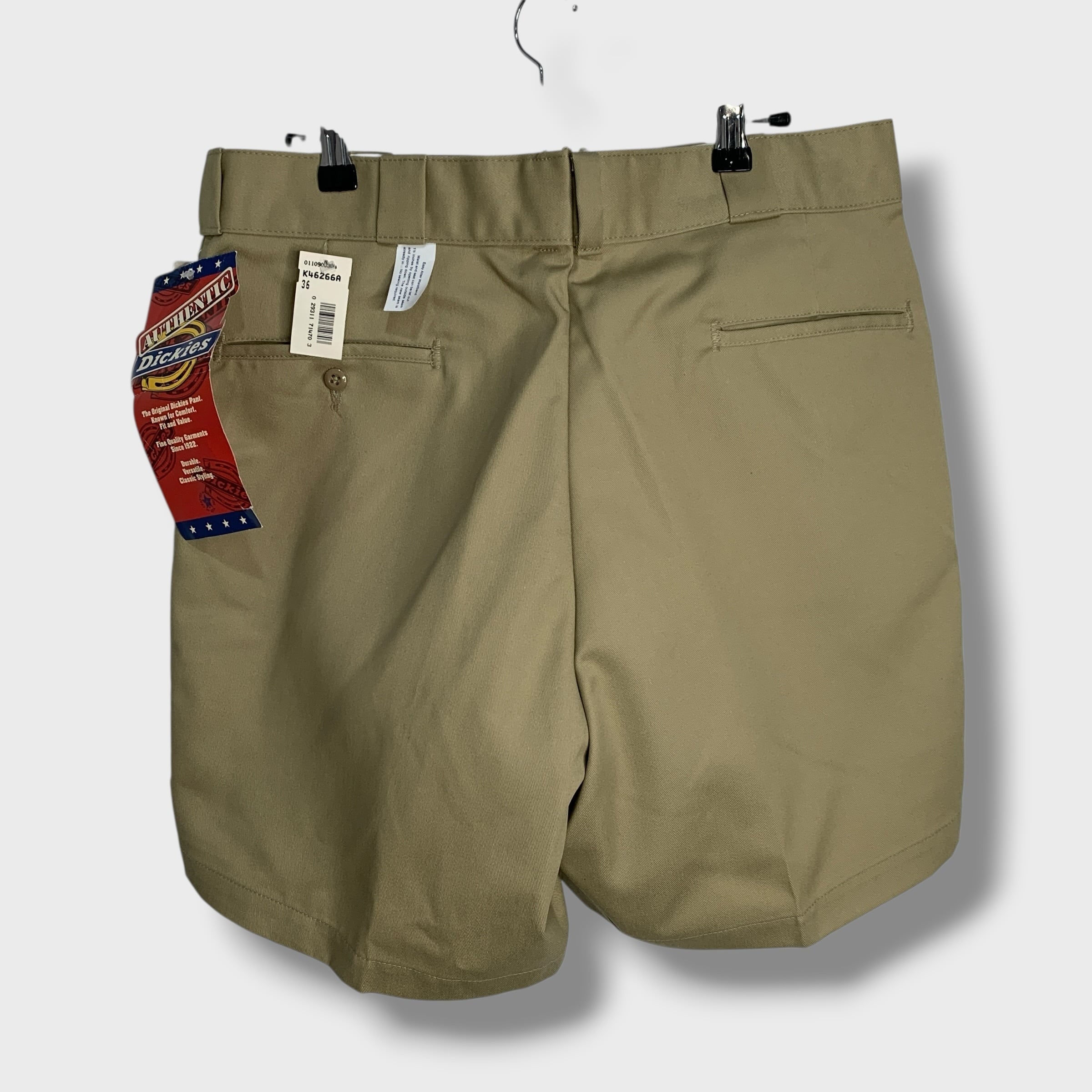 デッドストックタグ付 80s Dickies USA製チノワークショーツ W36
