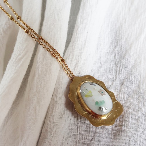 PEKI!RARIGON  甘い夢 necklace＆brooch