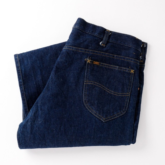 【濃紺】70s Lee  special vintage denim RIDERS made in USA one wash condition 42TALON ZIP 実寸W36 70年代 リー オリジナル パーフェクトコンディション ヴィンテージ デニム  ワンウォッシュ程度 アメカジ ivy