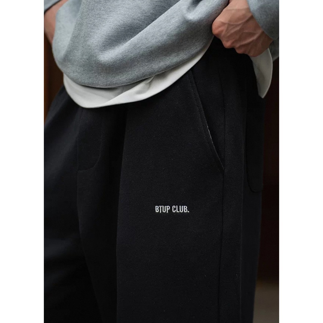 Cinched hem wide sweatpants 1521 - 13