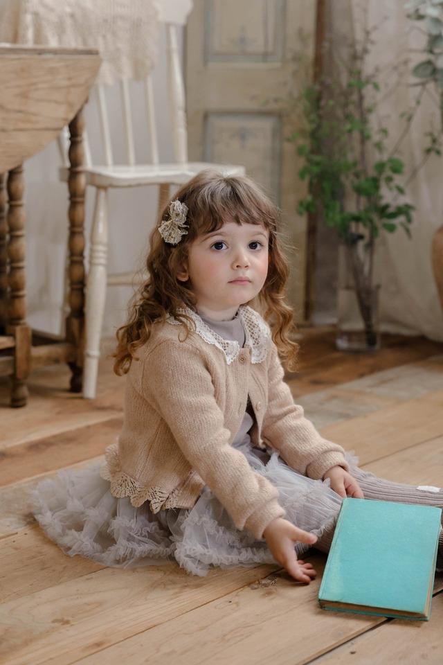 【即納】<flo>  Mallet cardigan