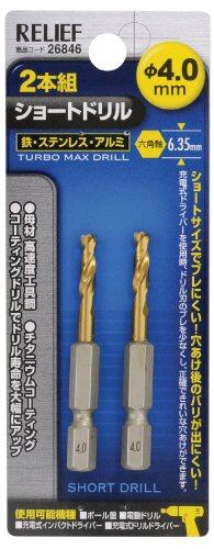 ZOYUBS 陶器穴あけドリルセット - 六角シャンクガラスドリルビット 3mm