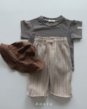 【取寄/韓国直送】Aosta 26/SM クールリンネンパンツ｜夏服｜韓国子供服