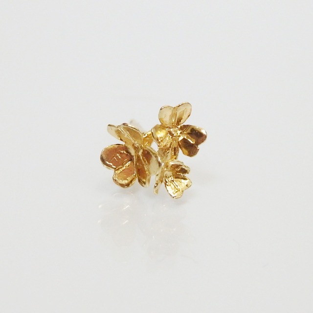 クローバー畑のピアス(gold)