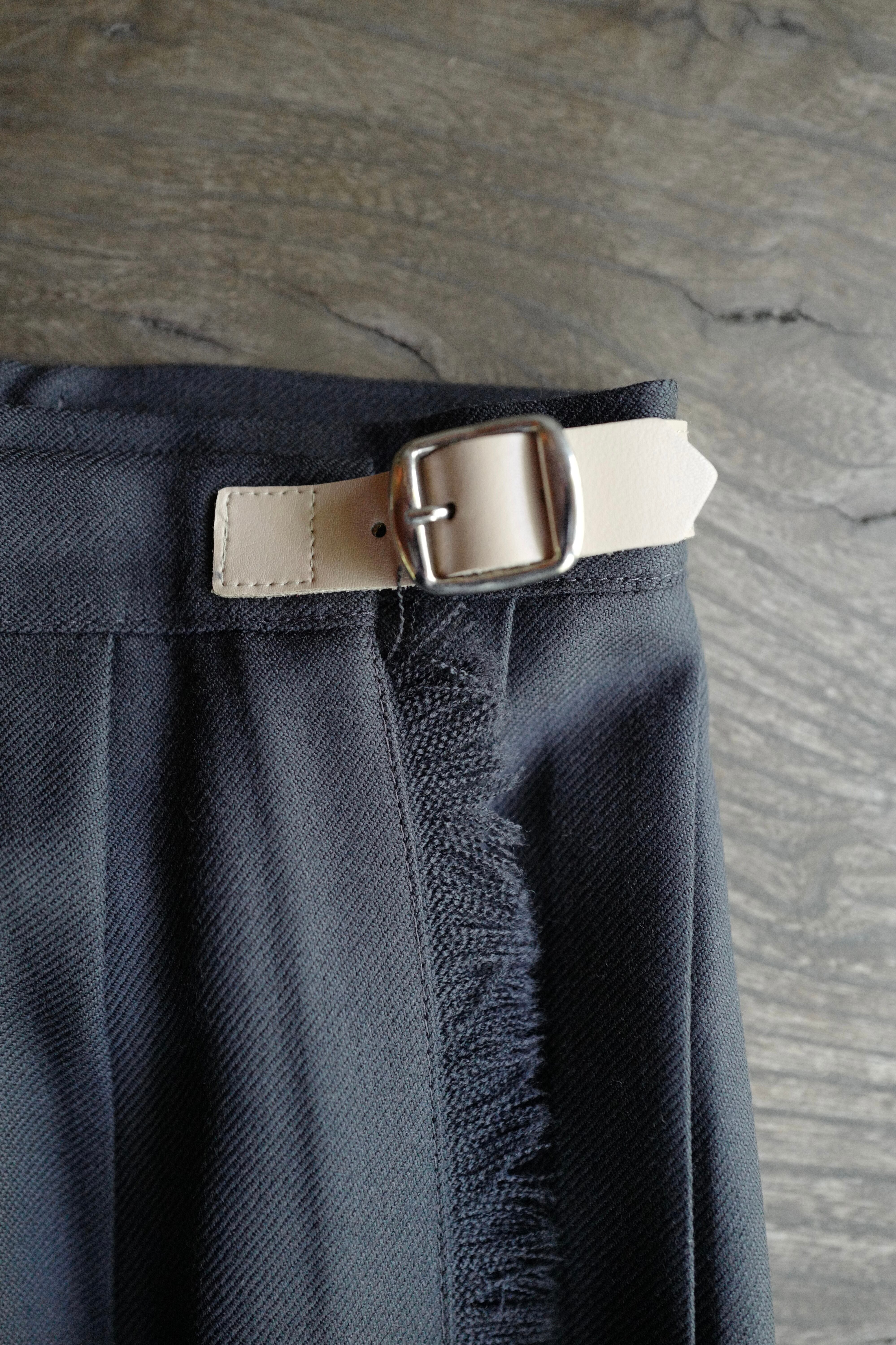 別注》O'NEIL OF DUBLIN│ウールロングイージーキルト83cm（後ろゴム