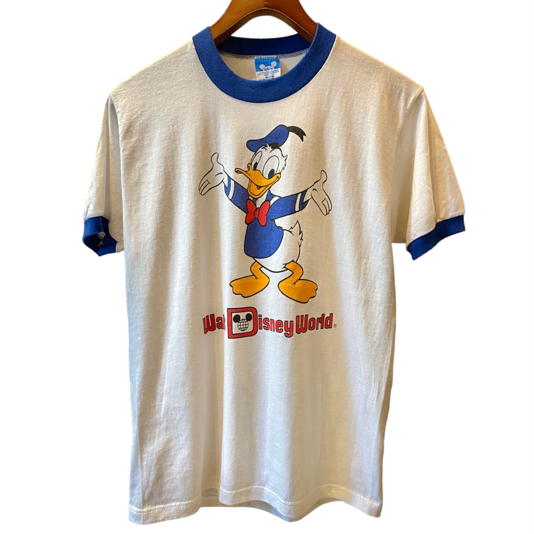 MICKEY\u0026CO DisneyドナルドダックTシャツ穴くぐりヴィンテージ