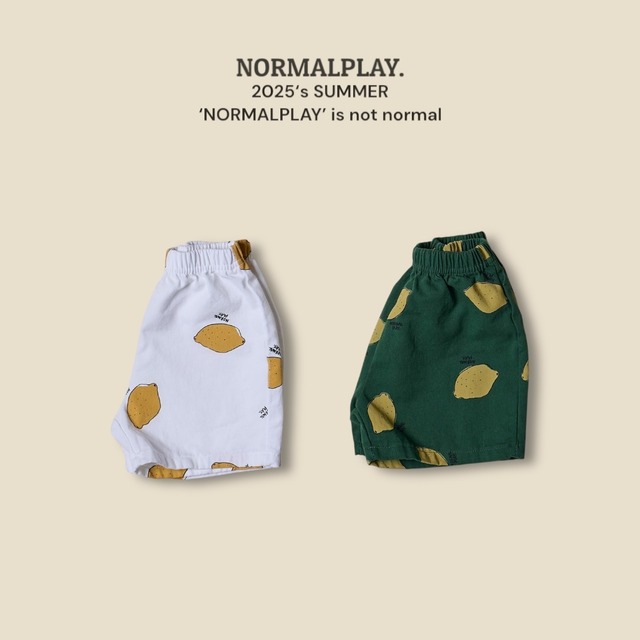 ★即納★レモンパンツ XL(120)size green【NORMALPLAY】
