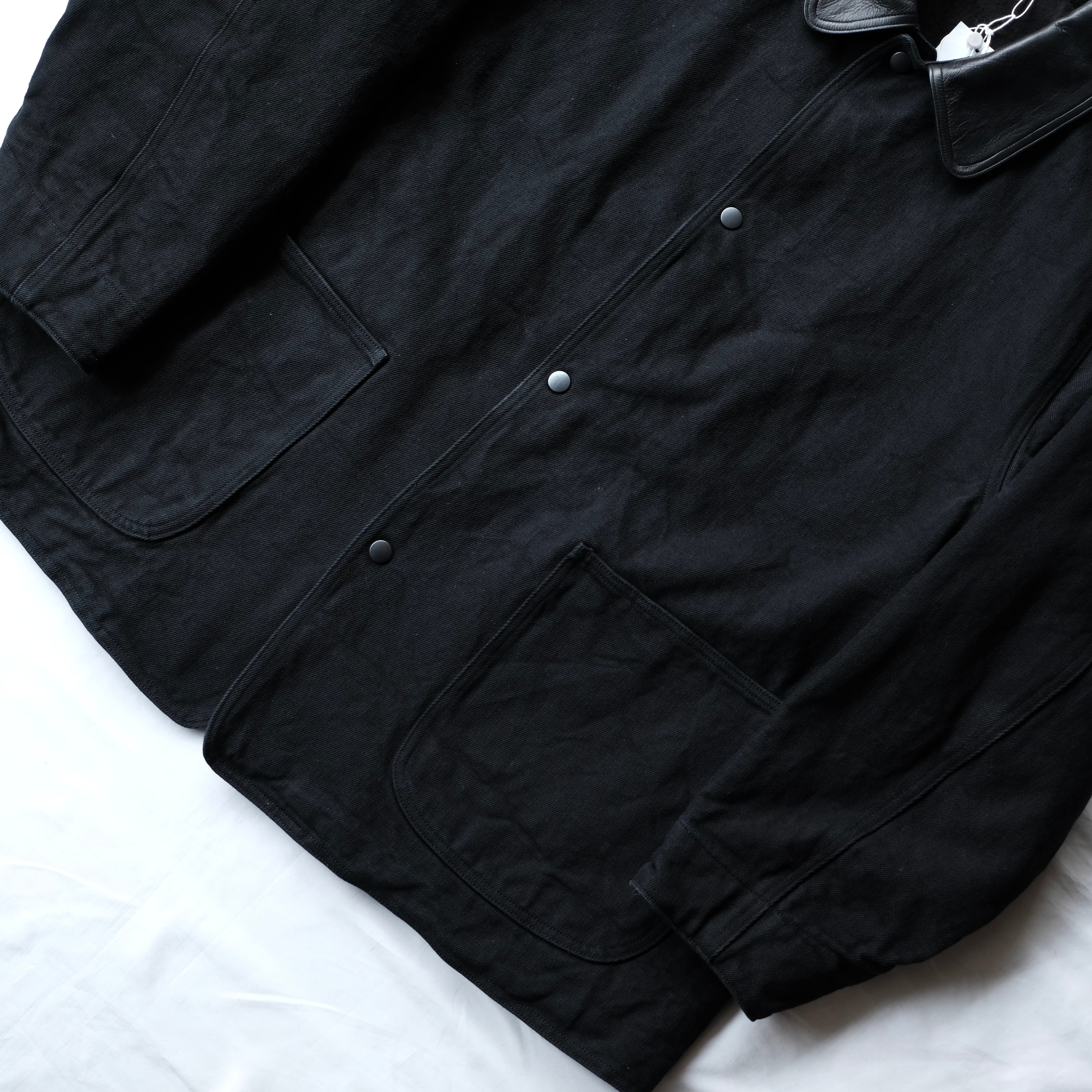 COMOLI 25AW DENIM LEATHER WORK JACKET | safarionline