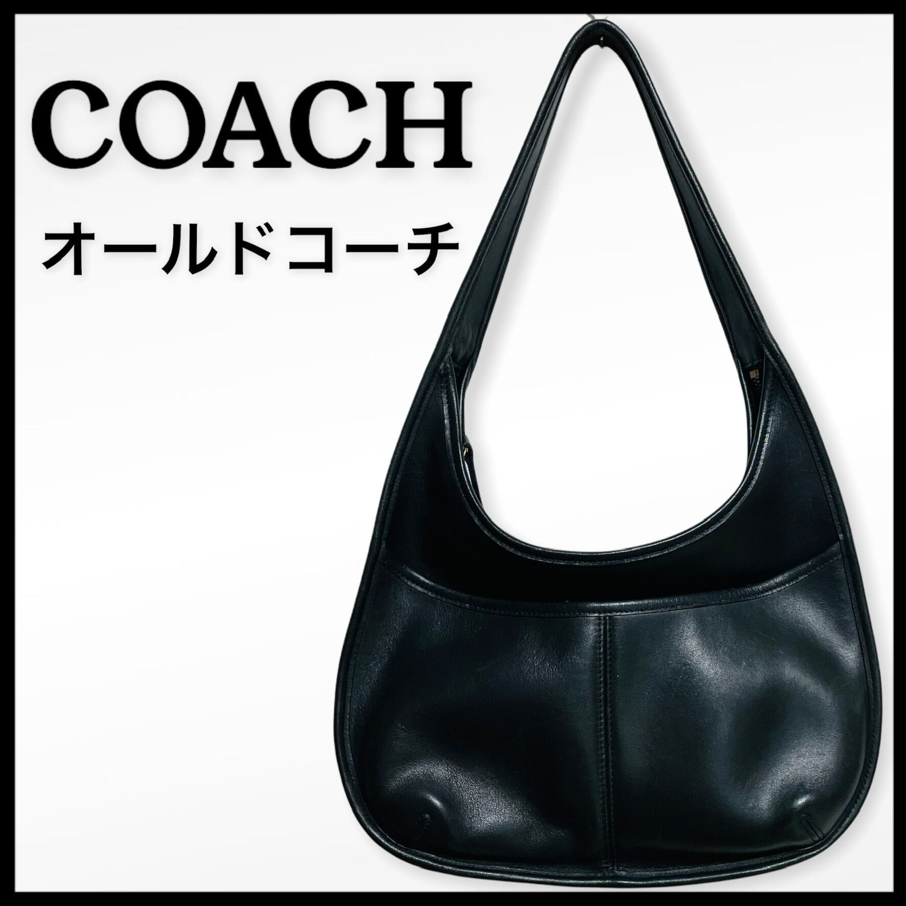 ワンショルダーバッグCOACH オールドコーチ エルゴ ワンショルダー ダークブラウン 9033