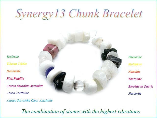 シナジー13チャンクブレスレット(スコレサイトベース)