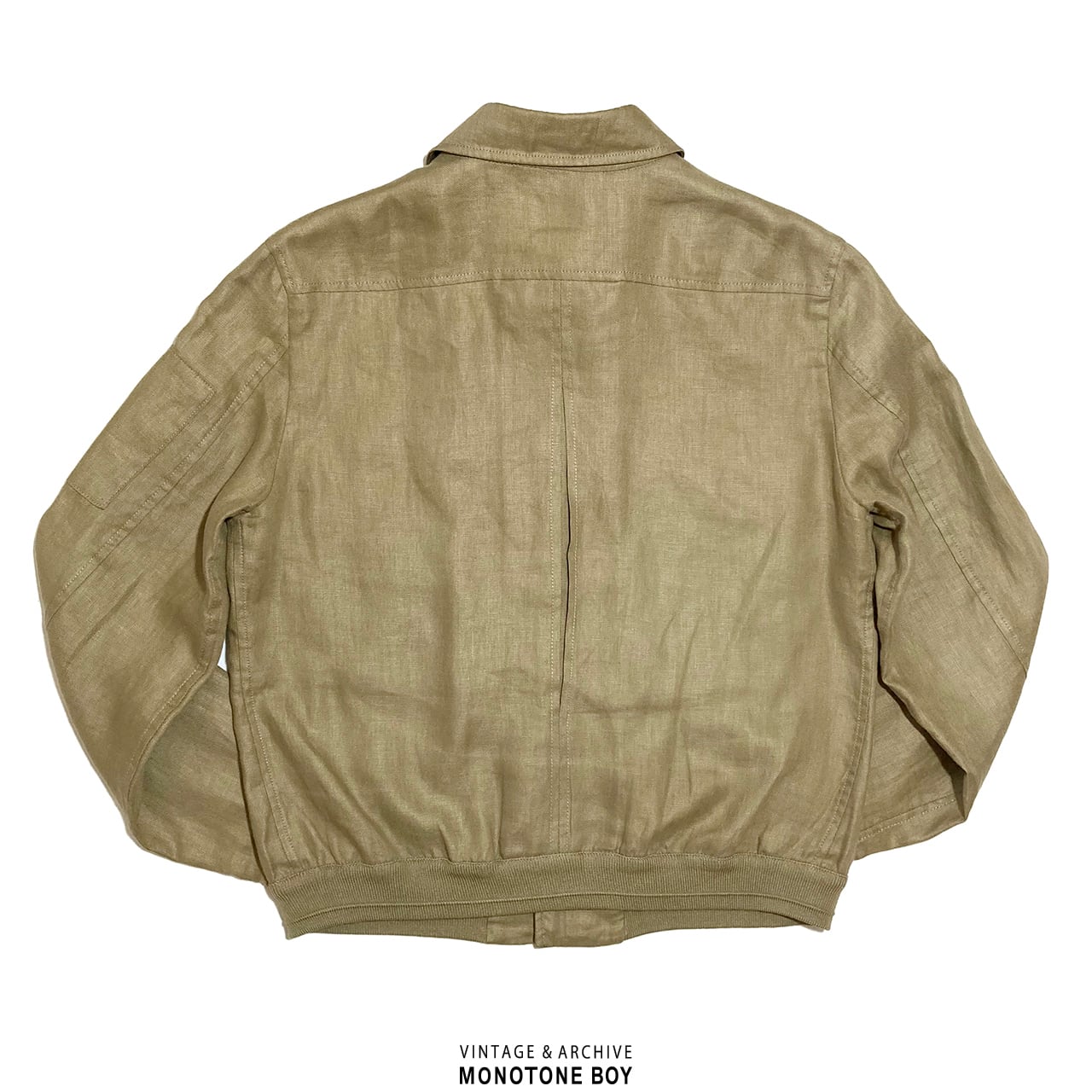 Ermenegildo Zegna Linen Blouson Made in Italy 48 エルメネジルド