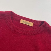 カシミヤ100% Shakehand シェイクハンド ニット セーター/ワインレッド系 レディース