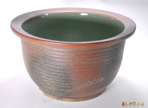 コゲ千段水鉢 15号（信楽焼・信楽焼き 陶器・水鉢） WR15-503