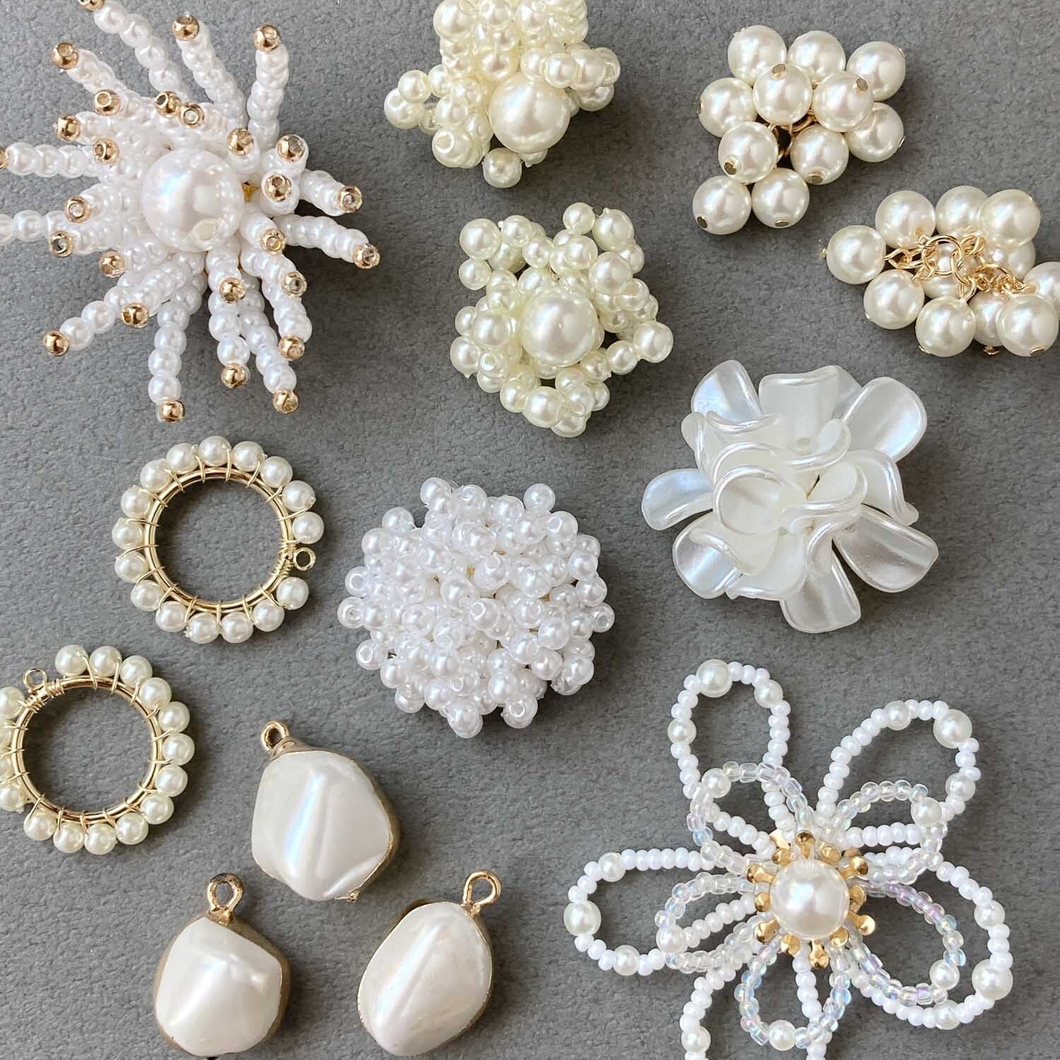 じゃらっとビーズチャーム | Dua-アクセサリーパーツショップ