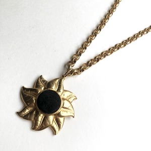 Sunny flower vintage Necklace NC-027x