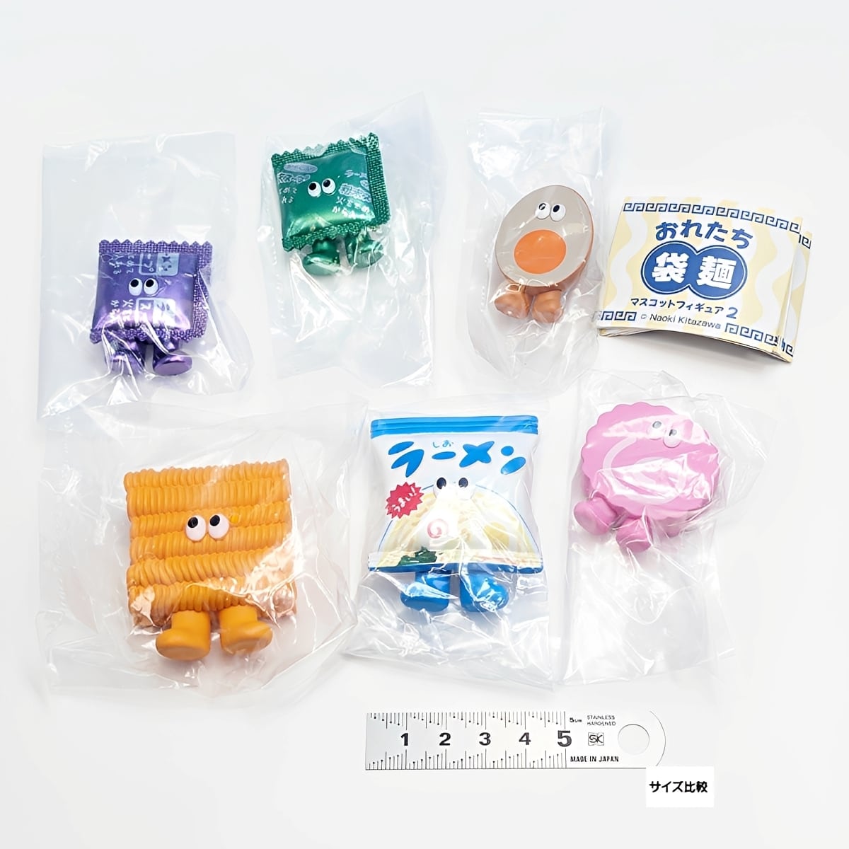 おれたち袋麺 マスコットフィギュア 2 【ノーマル6種セット】 Naoki